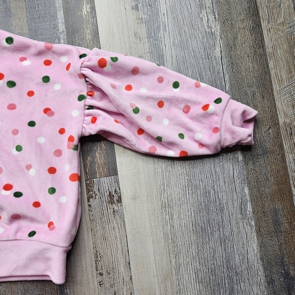 Milly Loves Lilly Pink Polka Dot Sweatshirt Girls 2T Multi-color - Picture 4 of 4